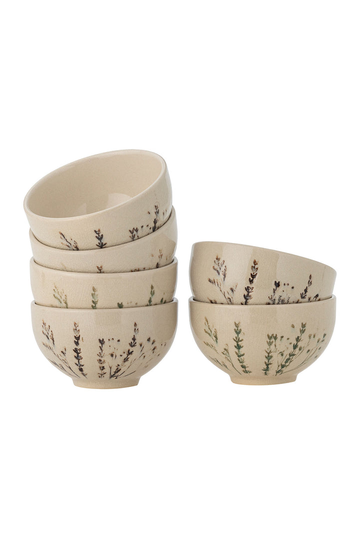 Bloomingville Bea Skål, Multipack, Natur, Stentøj