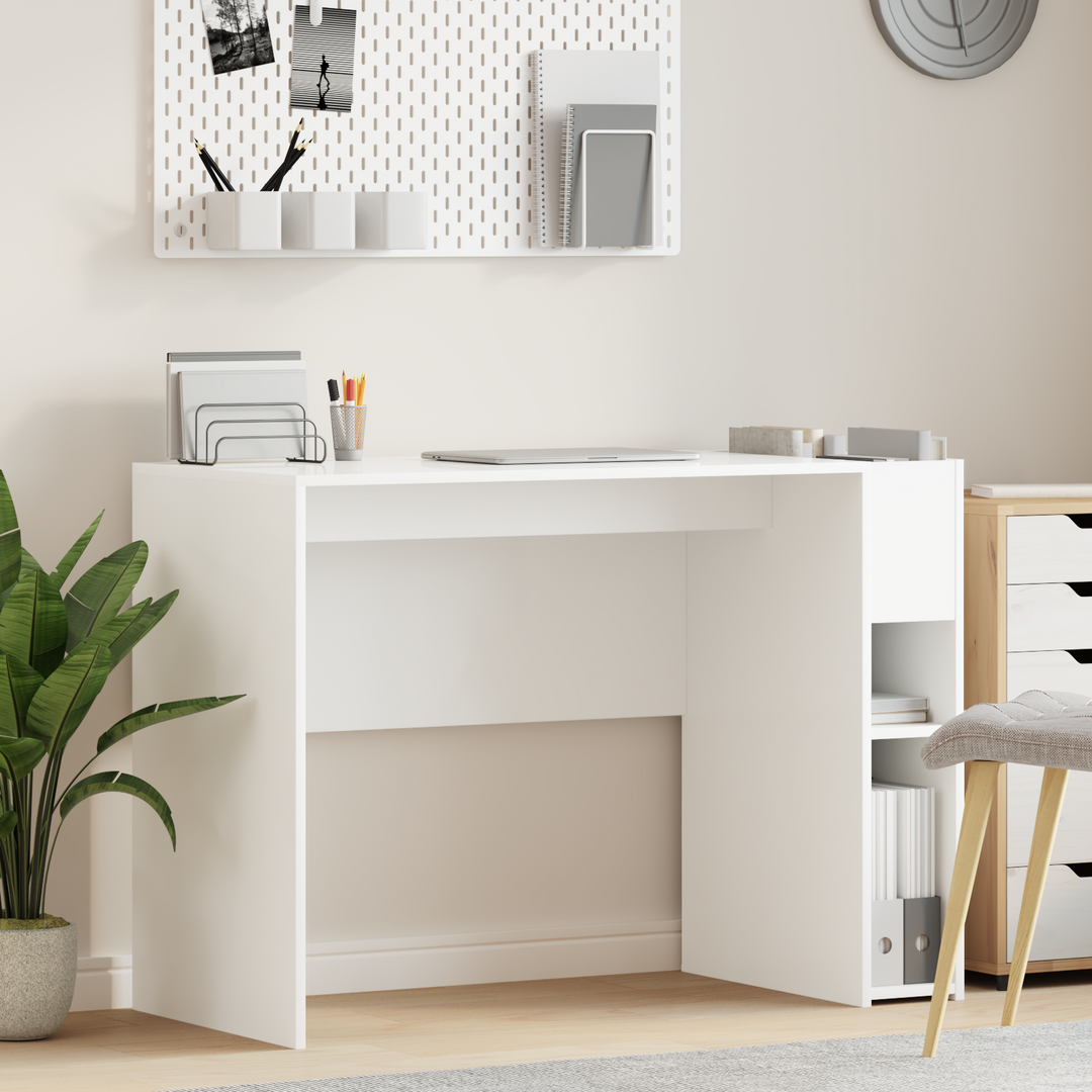 Bord Hvid 109 x 50 x 78 cm Konstrueret træ
