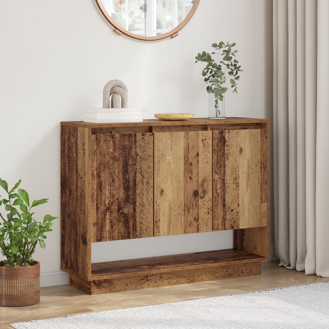 Sideboard Gammelt træ 97 x 29 x 75 cm Konstrueret træ