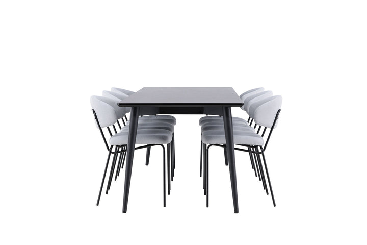 Venture Home Ellis Dining Table with Chico Dining Chair