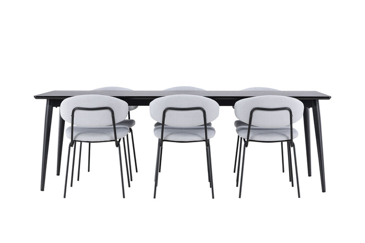 Venture Home Ellis Dining Table with Chico Dining Chair