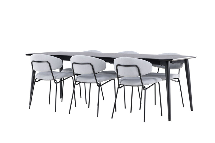 Venture Home Ellis Dining Table with Chico Dining Chair