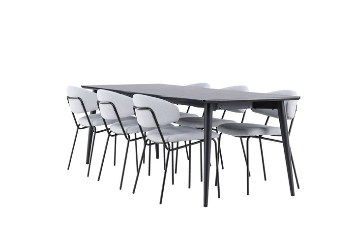 Venture Home Ellis Dining Table with Chico Dining Chair