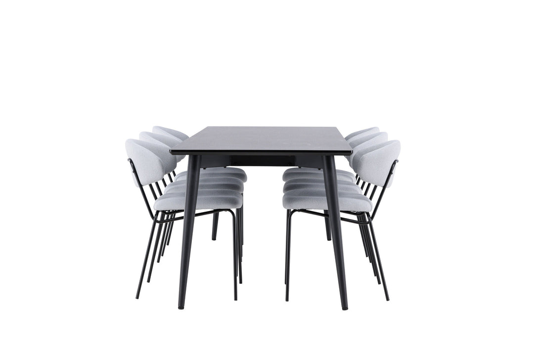 Venture Home Ellis Dining Table with Chico Dining Chair