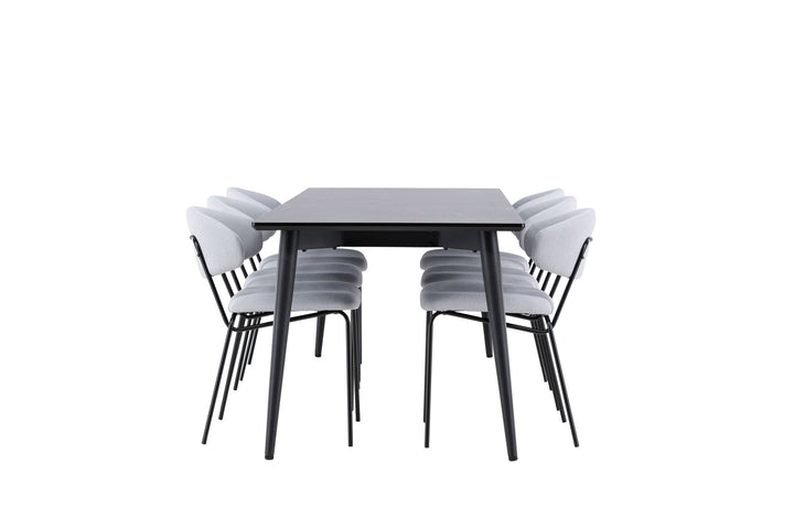 Venture Home Ellis Dining Table with Chico Dining Chair