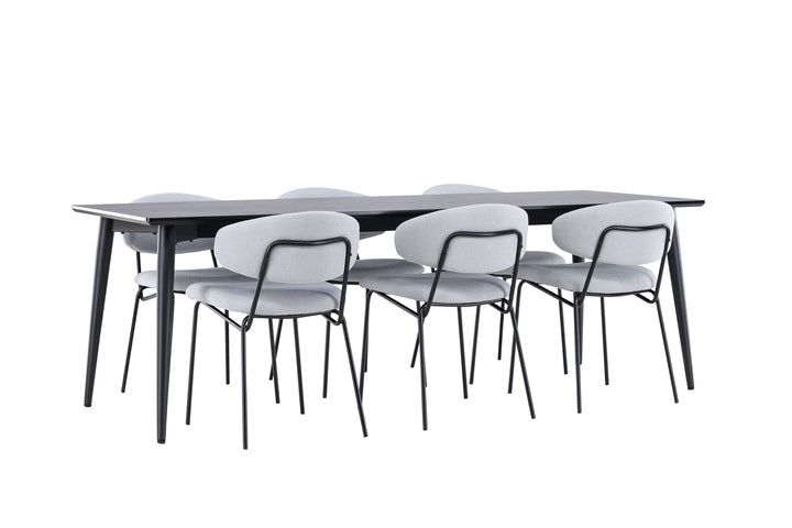 Venture Home Ellis Dining Table with Chico Dining Chair