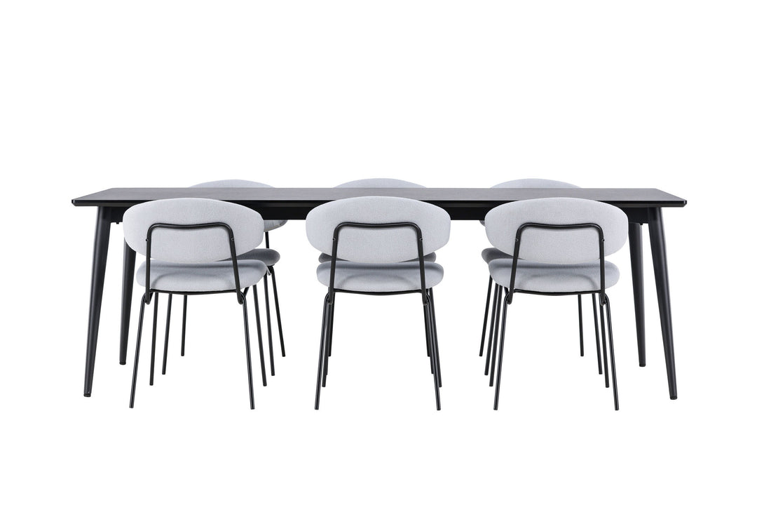 Venture Home Ellis Dining Table with Chico Dining Chair