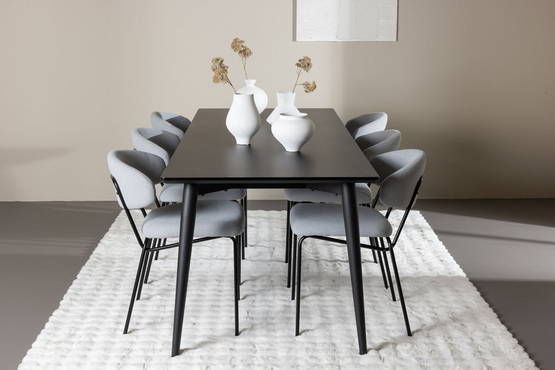 Venture Home Ellis Dining Table with Chico Dining Chair