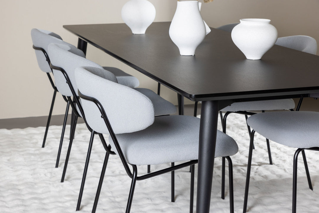 Venture Home Ellis Dining Table with Chico Dining Chair