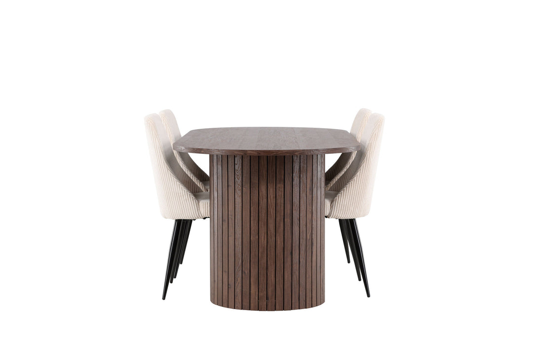 Venture Home Härön Dining Table with Leone Dining Chair