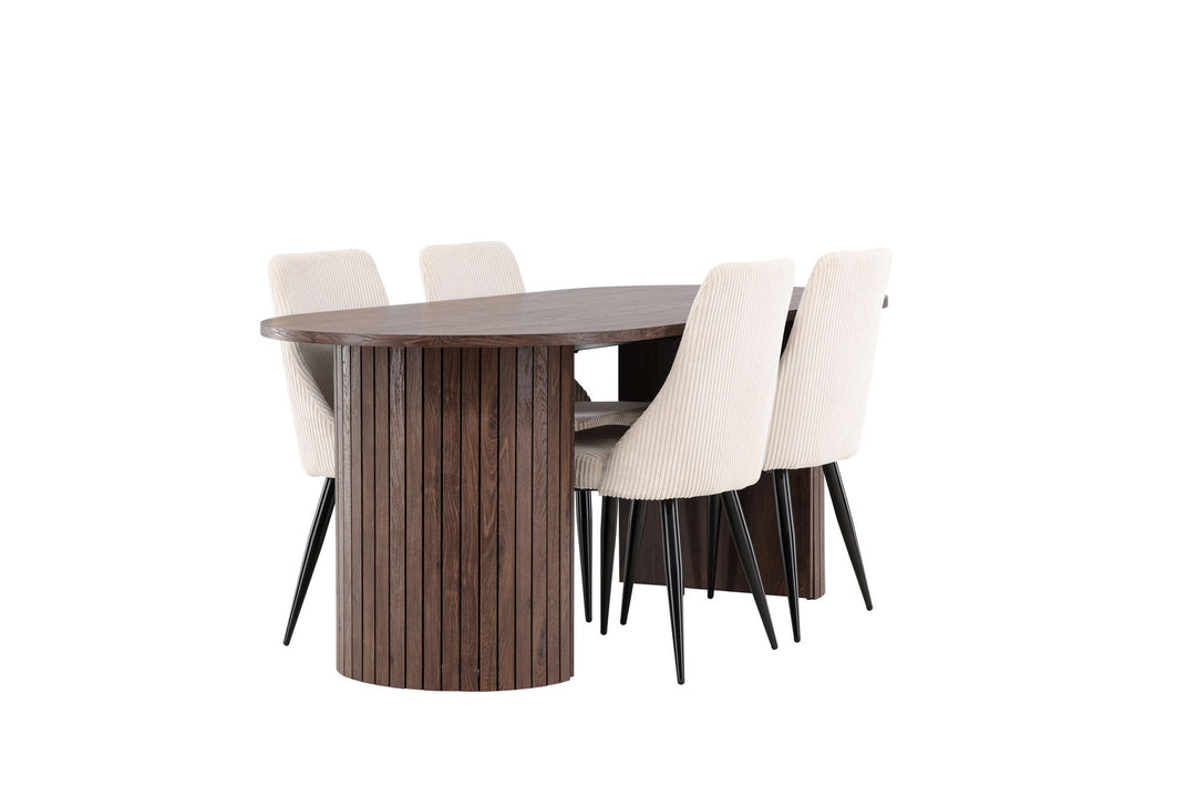 Venture Home Härön Dining Table with Leone Dining Chair