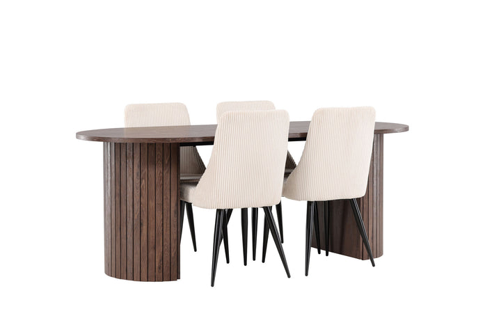Venture Home Härön Dining Table with Leone Dining Chair