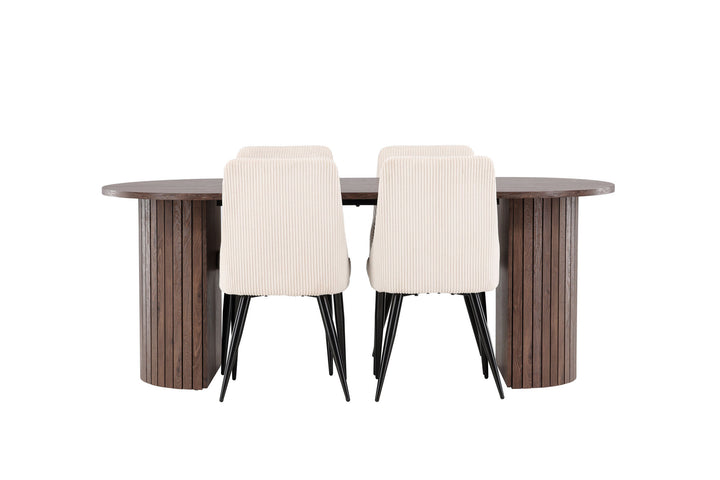 Venture Home Härön Dining Table with Leone Dining Chair
