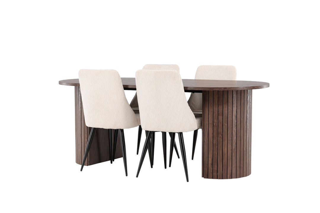 Venture Home Härön Dining Table with Leone Dining Chair