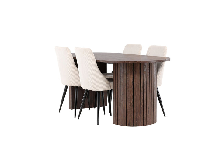 Venture Home Härön Dining Table with Leone Dining Chair