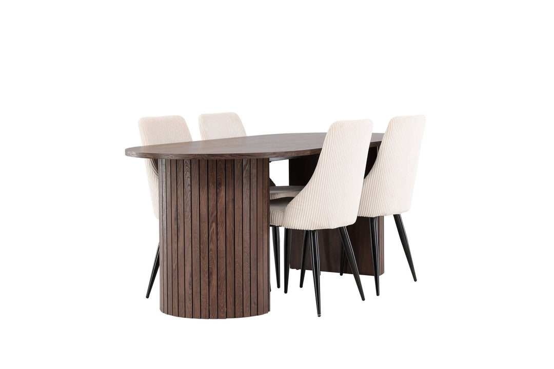Venture Home Härön Dining Table with Leone Dining Chair