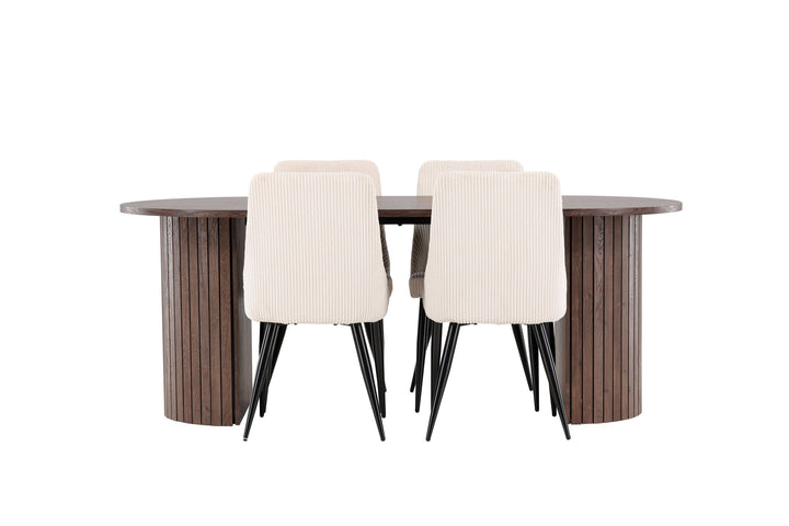 Venture Home Härön Dining Table with Leone Dining Chair