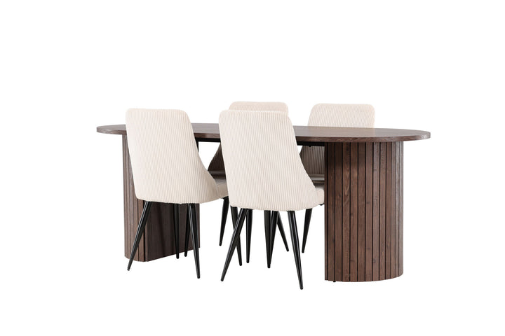 Venture Home Härön Dining Table with Leone Dining Chair