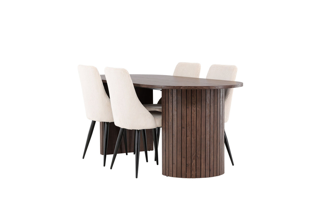 Venture Home Härön Dining Table with Leone Dining Chair