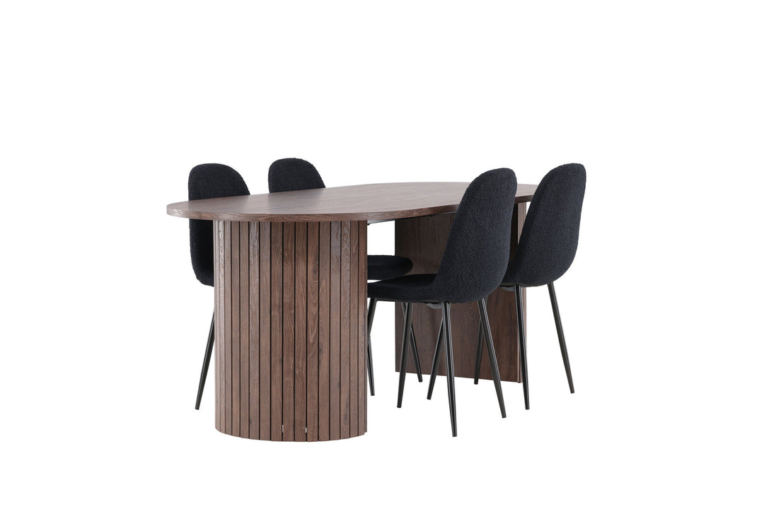 Venture Home Härön Dining Table with Polar Dining Chair