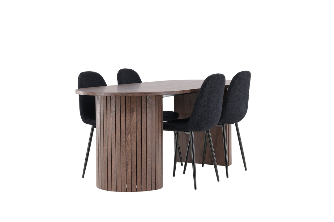 Venture Home Härön Dining Table with Polar Dining Chair