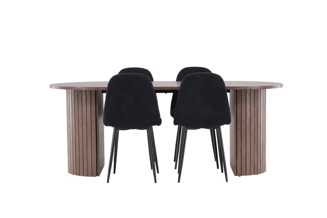 Venture Home Härön Dining Table with Polar Dining Chair