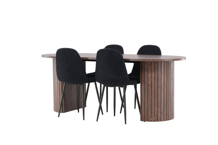 Venture Home Härön Dining Table with Polar Dining Chair