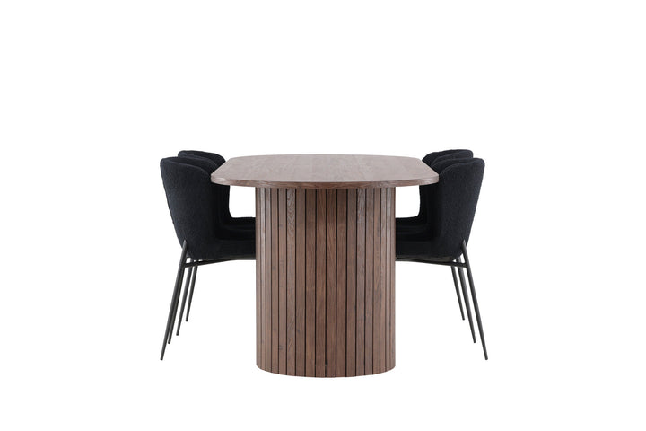 Venture Home Härön Dining Table with Modesto Dining Chair