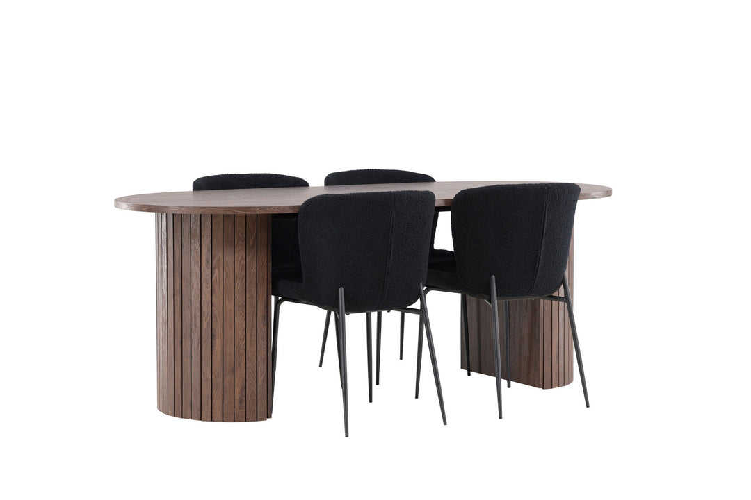Venture Home Härön Dining Table with Modesto Dining Chair