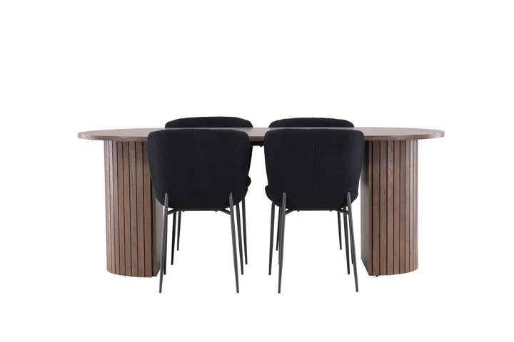 Venture Home Härön Dining Table with Modesto Dining Chair