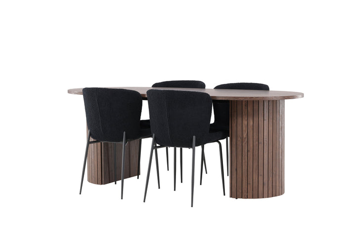 Venture Home Härön Dining Table with Modesto Dining Chair