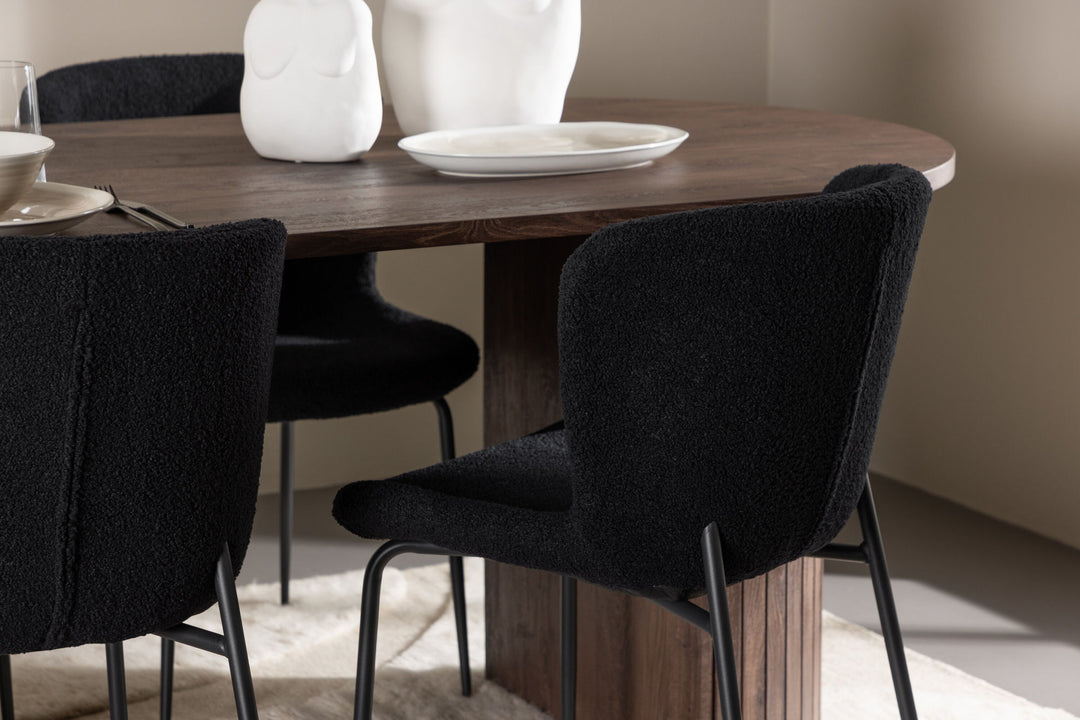 Venture Home Härön Dining Table with Modesto Dining Chair