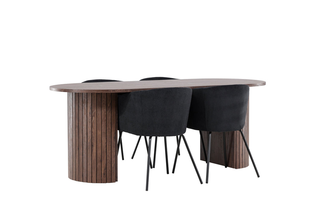Venture Home Härön Dining Table with Berit Dining Chair
