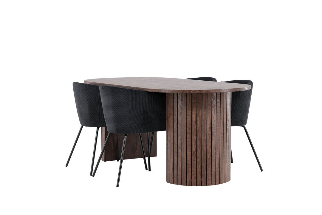 Venture Home Härön Dining Table with Berit Dining Chair