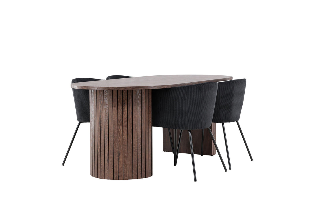 Venture Home Härön Dining Table with Berit Dining Chair