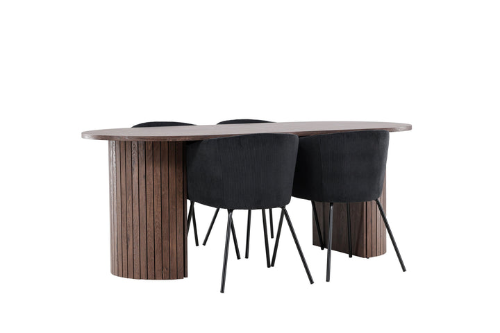 Venture Home Härön Dining Table with Berit Dining Chair