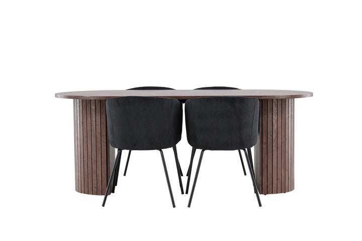 Venture Home Härön Dining Table with Berit Dining Chair