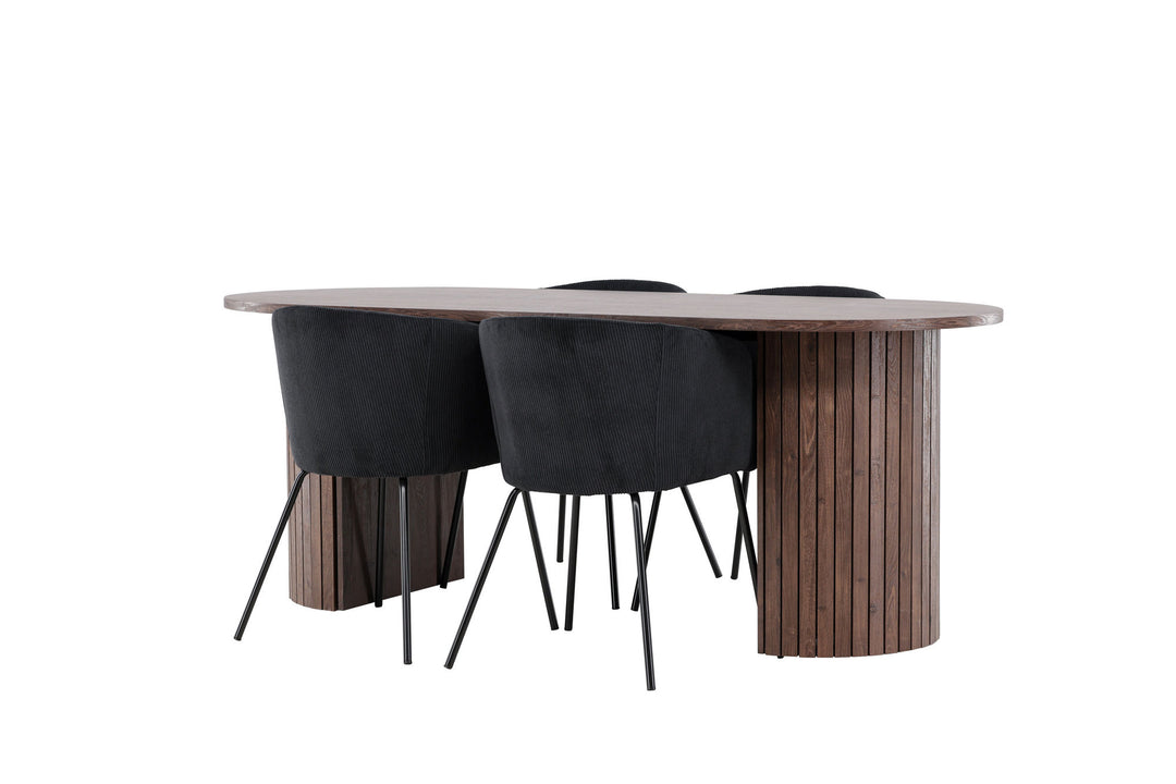 Venture Home Härön Dining Table with Berit Dining Chair