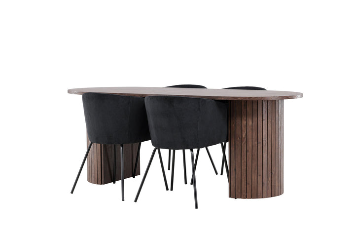 Venture Home Härön Dining Table with Berit Dining Chair