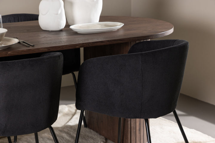 Venture Home Härön Dining Table with Berit Dining Chair