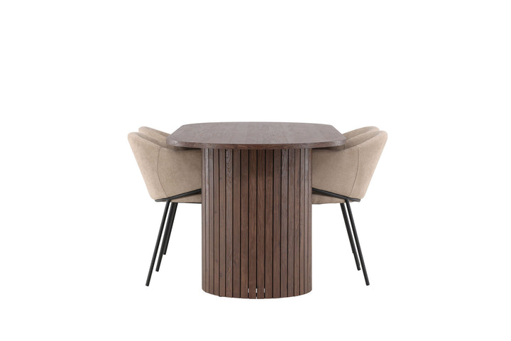 Venture Home Härön Dining Table with Evelina Dining Chair