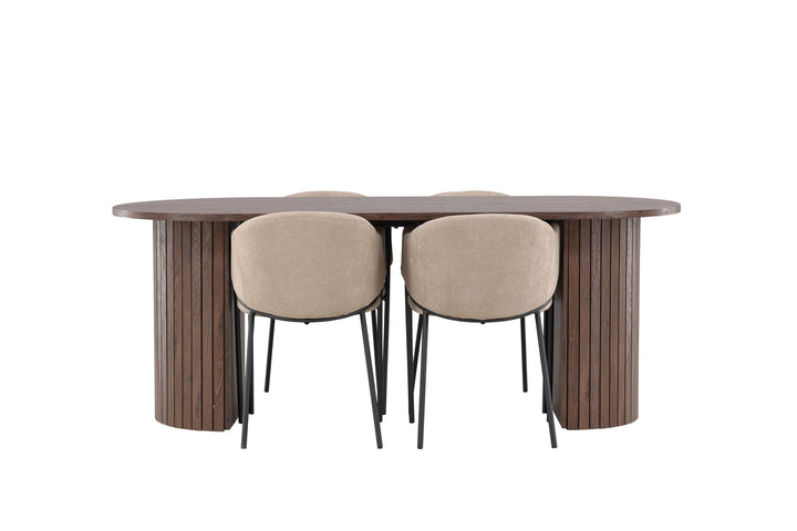Venture Home Härön Dining Table with Evelina Dining Chair