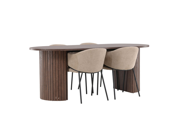 Venture Home Härön Dining Table with Evelina Dining Chair