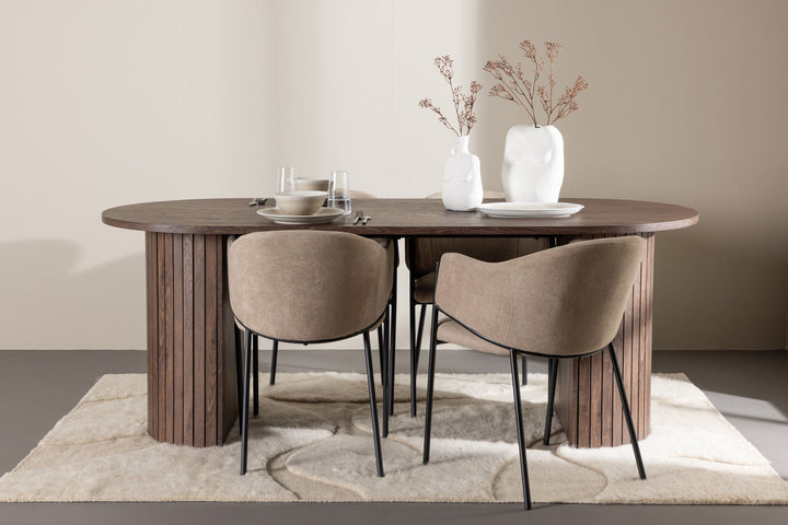 Venture Home Härön Dining Table with Evelina Dining Chair