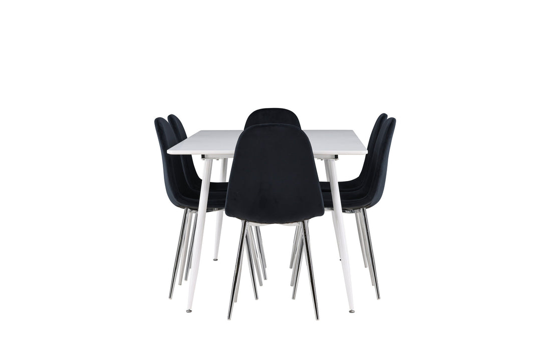 Venture Home Silar Dining Table with Polar Dining Chair