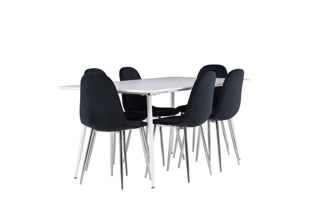 Venture Home Silar Dining Table with Polar Dining Chair
