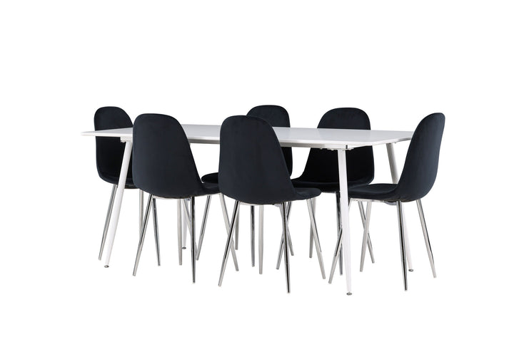 Venture Home Silar Dining Table with Polar Dining Chair