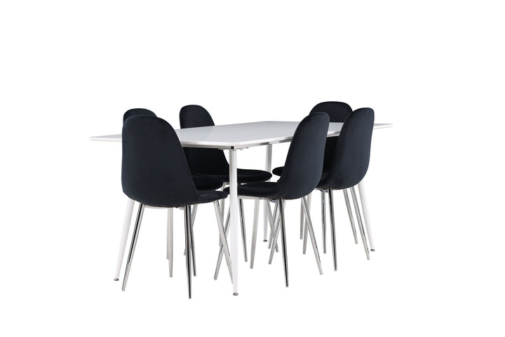 Venture Home Silar Dining Table with Polar Dining Chair
