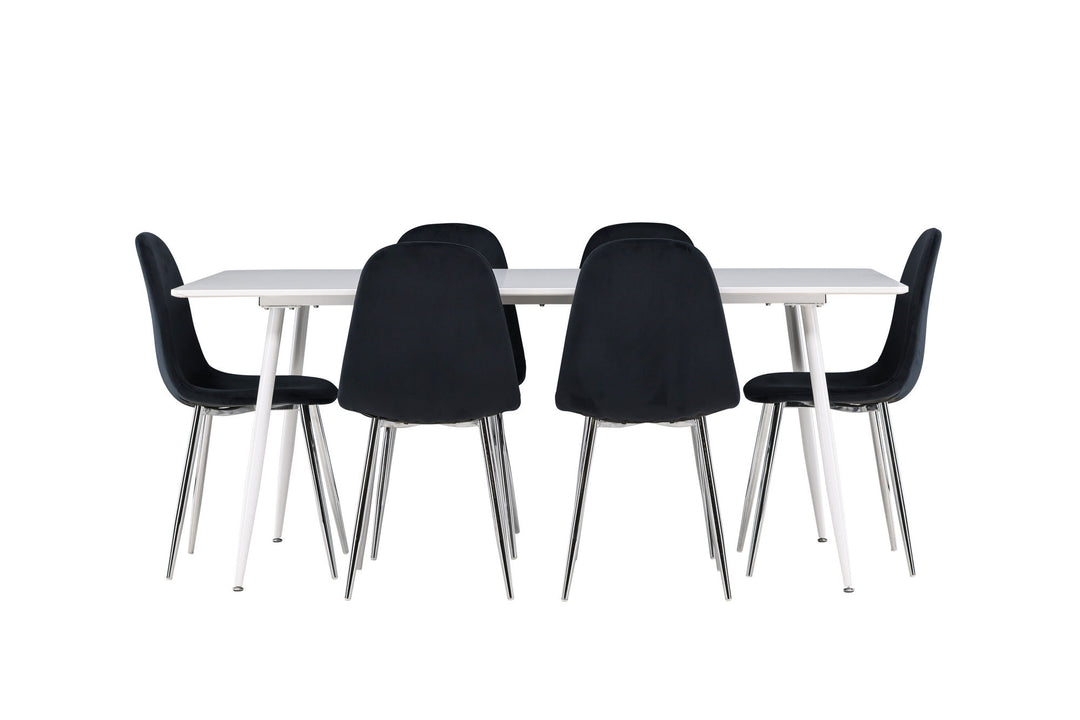 Venture Home Silar Dining Table with Polar Dining Chair