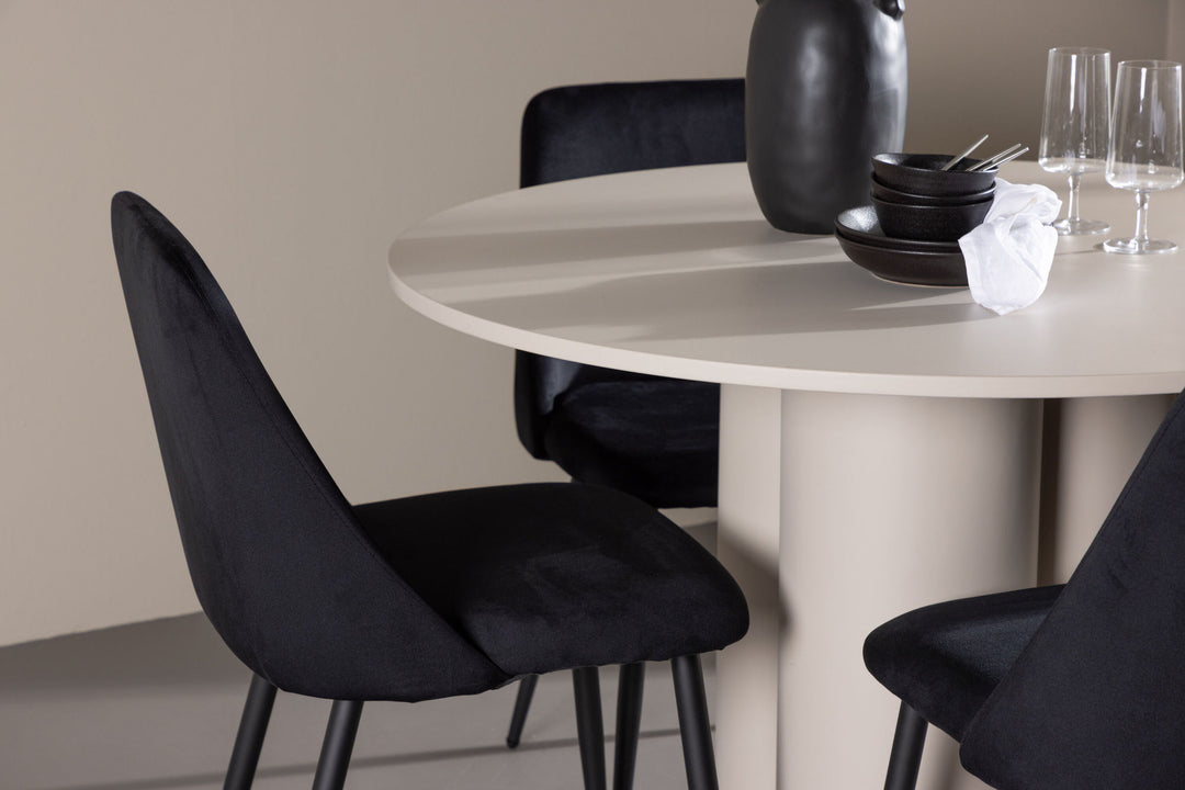 Venture Home Olivia Dining Table with Night Dining Chair